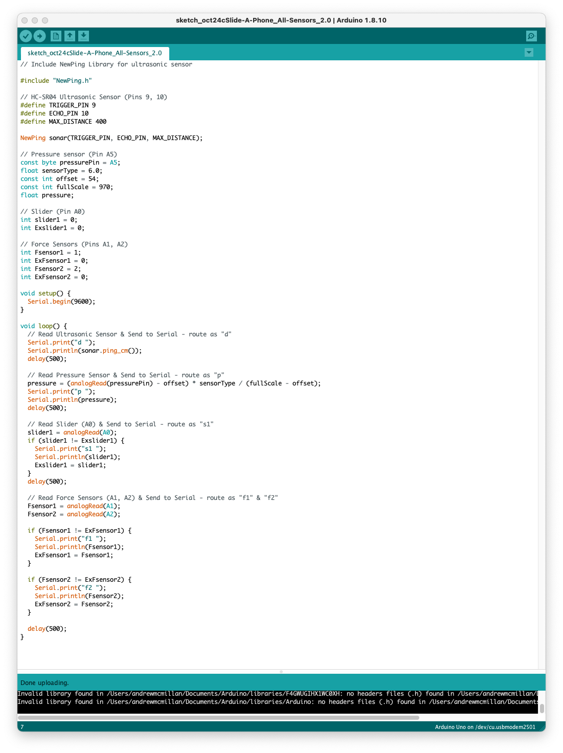 Arduino-Sensors Input-Route.png