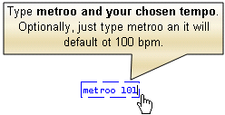 Type metroo and your bpm.PNG
